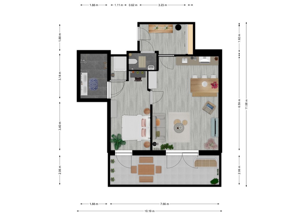mediumsize floorplan